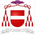 Blason du protonotaire apostolique Monseigneur Sforza de Nobili.