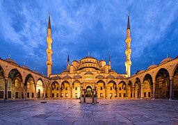 Mezquita del Sultán Ahmed o mezquita Azul (Estambul, 1609-1617)