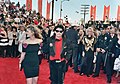 Drew Barrymore and Corey Feldman in 1989.