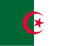 Drapeau de l’Algérie.