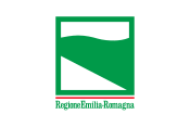 Flagge vo der Region Emilia-Romagna