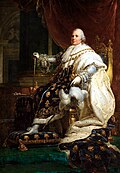Tout en étant un compromis avec l'héritage révolutionnaire, la Charte de 1814 accorde une place prépondérante au souverain, Louis XVIII.