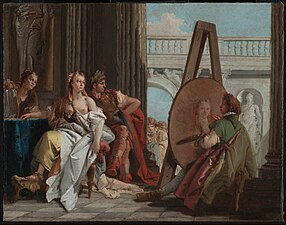 Giambattista Tiepolo, Alexandre et Campaspe chez le peintre Apelle, vers 1740.