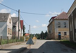 A street in Hošťka