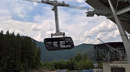 Cable car Seilbahn Zugspitze