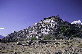 El monasterio de Thikse es la gompa más grande de Ladakh, construida en la década de 1500