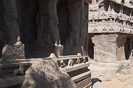 Mahabalipuram, Pancha Rathas, Dravidian architecture, India.jpg