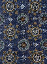 পঞ্চম শতকে ইতালির গালা মসজিদের সিলিংয়ে নীল বাইজেন্টাইন নকশা