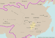 Region suffering from Miao rebellions during the Ming dynasty