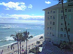 View from oceanfront guestroom