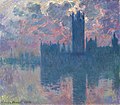 Monet painted outdoors to catch the changing light. c.1880?