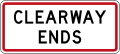 (R6-12.5) Clearway Ends