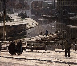 Le Dégel à Gand, vers 1902 Musée des Beaux-Arts de Gand.