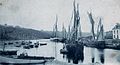 Barques dans le port de Pont-Aven (carte postale Villard, avant 1903)