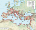 Image 38Map of Roman roads in 125CE (from History of road transport)