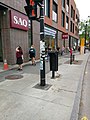 File d'attente à la SAQ lors de la pandémie de Covid-19 à Montréal