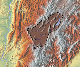 Location map/Archive 9 is located in the Bogotá savanna