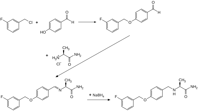 Synthese von Safinamid