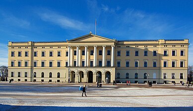 Palacio Real de Oslo, construido en 1823-1848 por Hans Linstow