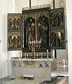 Triptych altar