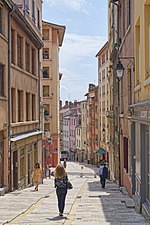 La montée de la Grande-Côte, antique montée de la Croix-Rousse.