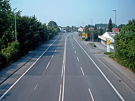 Bundesstraße 61 ter hoogte van Gütersloh (westelijke ring)