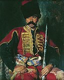 «Запорожский казак», 1884 г. Сумской областной художественный музей им. Н. Х. Онацкого.