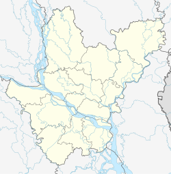 Badda is located in Dhaka division