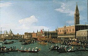 Canaletto - El retorn del Bucentaure el dia de l'Ascensió