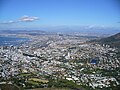 Вид на Кейптаун с горы Лайонс-Хед