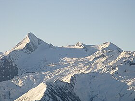 Le Kitzsteinhorn vu du Schmittenhöhe.