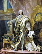 Luis XV de Francia, Palacio de Versalles.