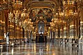 Le grand foyer in der Opéra Garnier von Paris (andere Zusammenstellung)