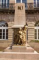 Monument Erckmann-Chatrian à Phalsbourg en Moselle.