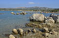 Rochers de granit sur l'île de Caprera.