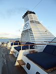 upper deck - deckchairs and chimney