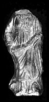 Terracotta statuette in Chiton and Himation, Semthan, Southern Kashmir