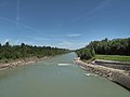 de Salzach tussen Hallein en Salzburg