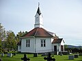 Åsmarka kyrkje i Ringsaker, av Nordan