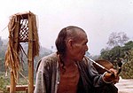 Mann fra Thailand med opiumspipe 1979.