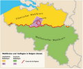 Wahlkreise und -Kollegien für den belgischen Senat