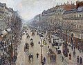 Camille Pissarro, Bulvár Montmartre, ráno, pod mrakem, 1897