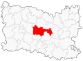 Localisation du canton de Clermont.