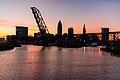 Cleveland Skyline at sunrise