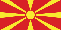 Bandeira de Macedonia do Norte