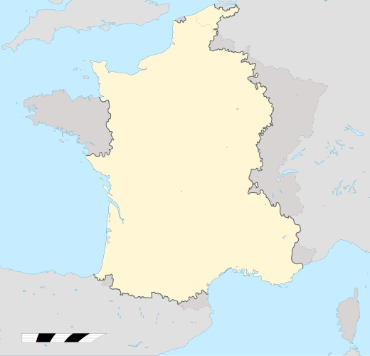 Localisation sur la carte de France.