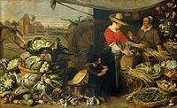 Франс Снейдерс. «Овочева крамничка, до 1621
