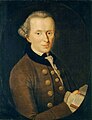 Portrait of Immanuel Kant by Johann Gottlieb Becker, 1768