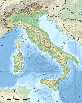 Стромболи на карти Италије