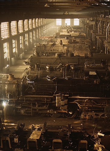Паровозное депо железной дороги Northwestern Pacific Railroad (Чикаго)